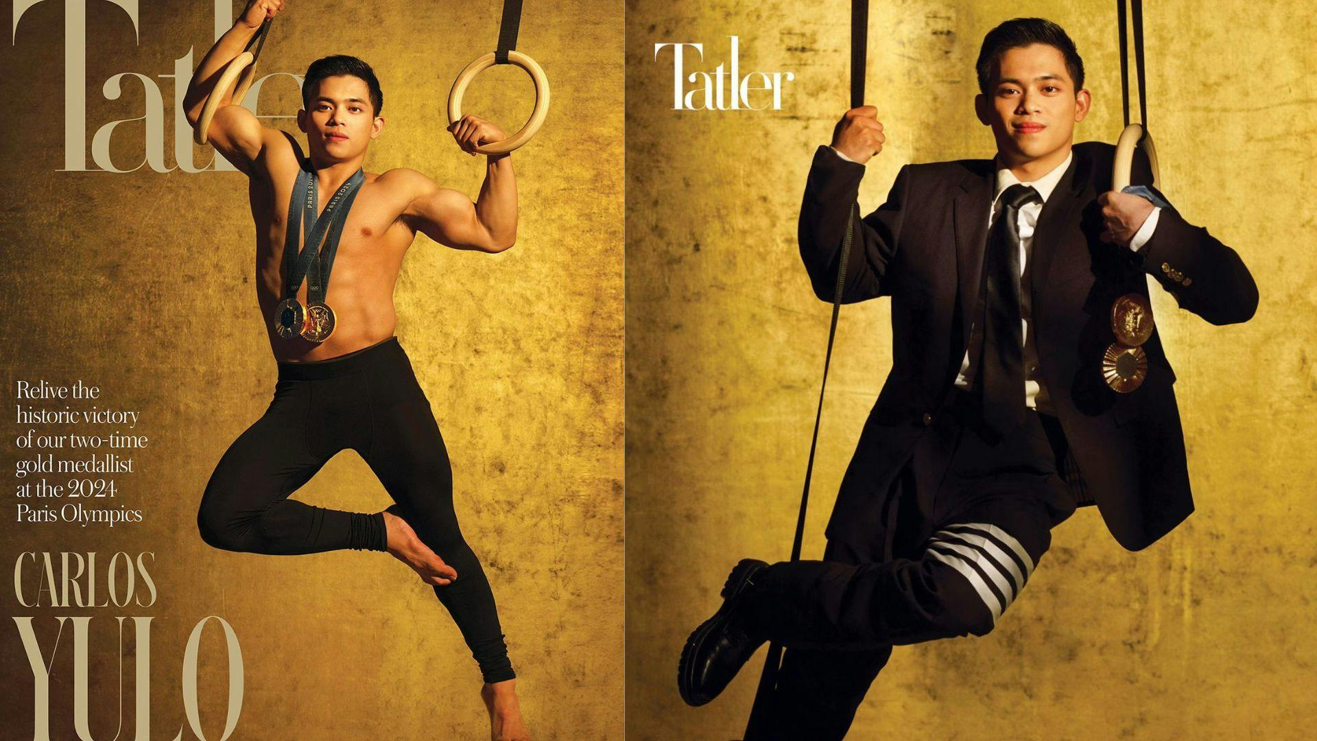 Golden icon: Carlos Yulo dazzles as the cover of a lifestyle magazine
